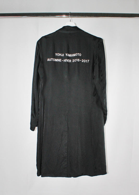 Yohji Yamamoto AW 2016-2017 Printed Back Coat