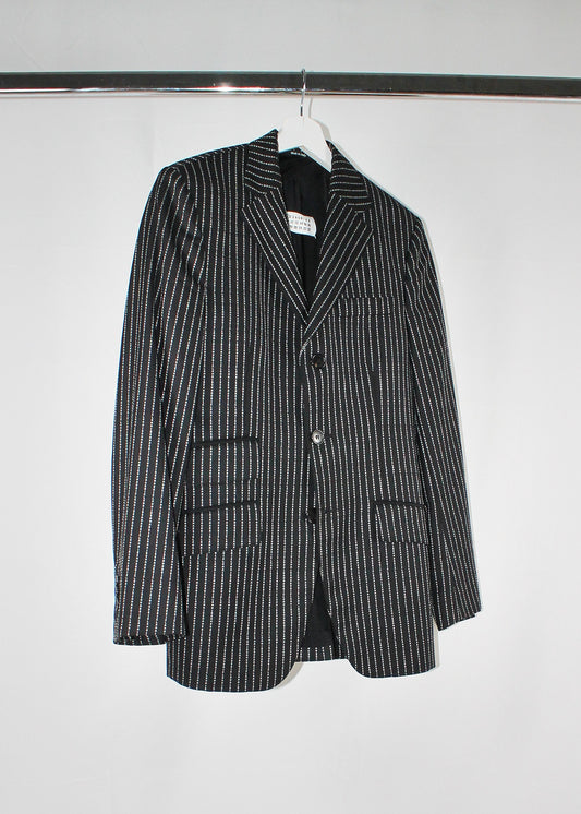 Maison Martin Margiela Logo Stripes Blazer