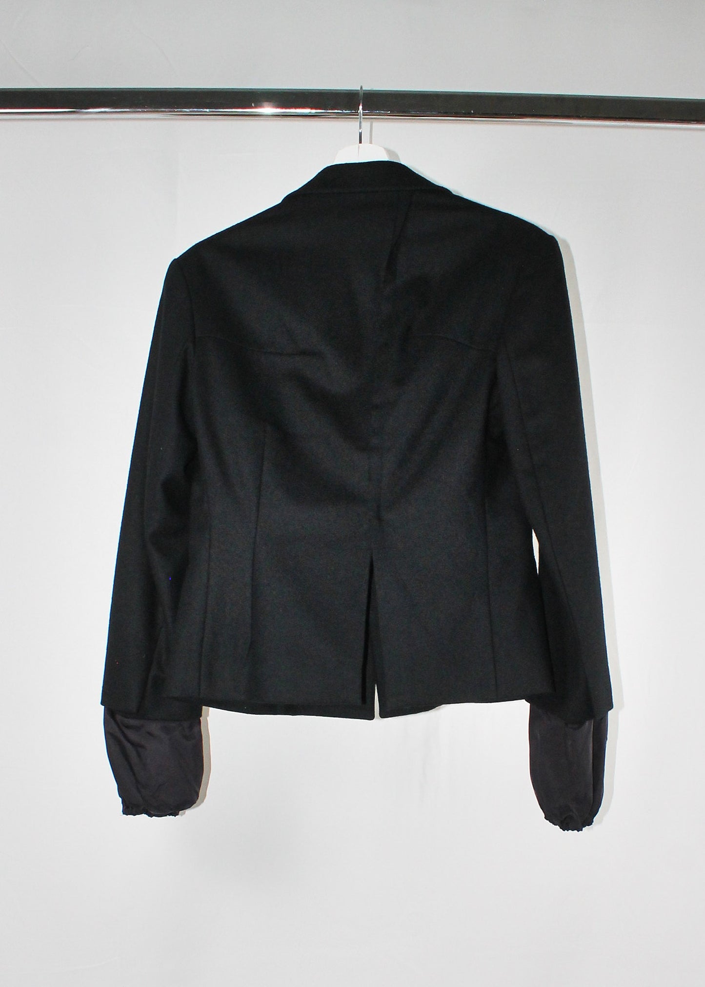 Yohji Yamamoto Wool Asymmetrical Back Seam Blazer