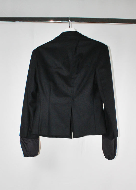 Yohji Yamamoto Wool Asymmetrical Back Seam Blazer