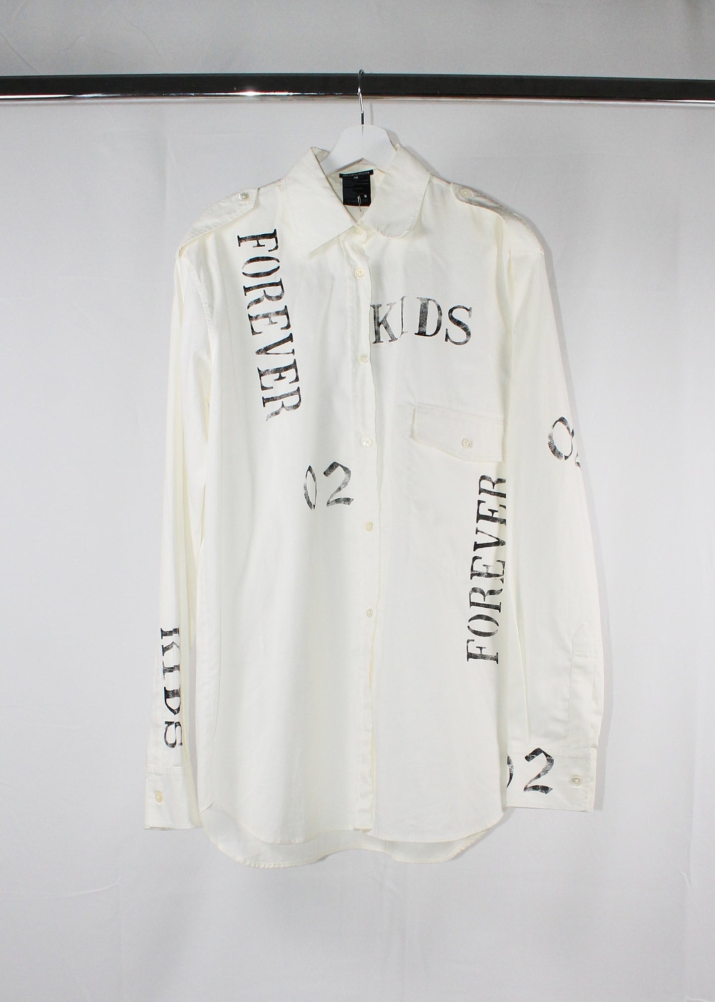 Ann Demeulemeester 'Forever 02 Kids' White Shirt (SS2018)