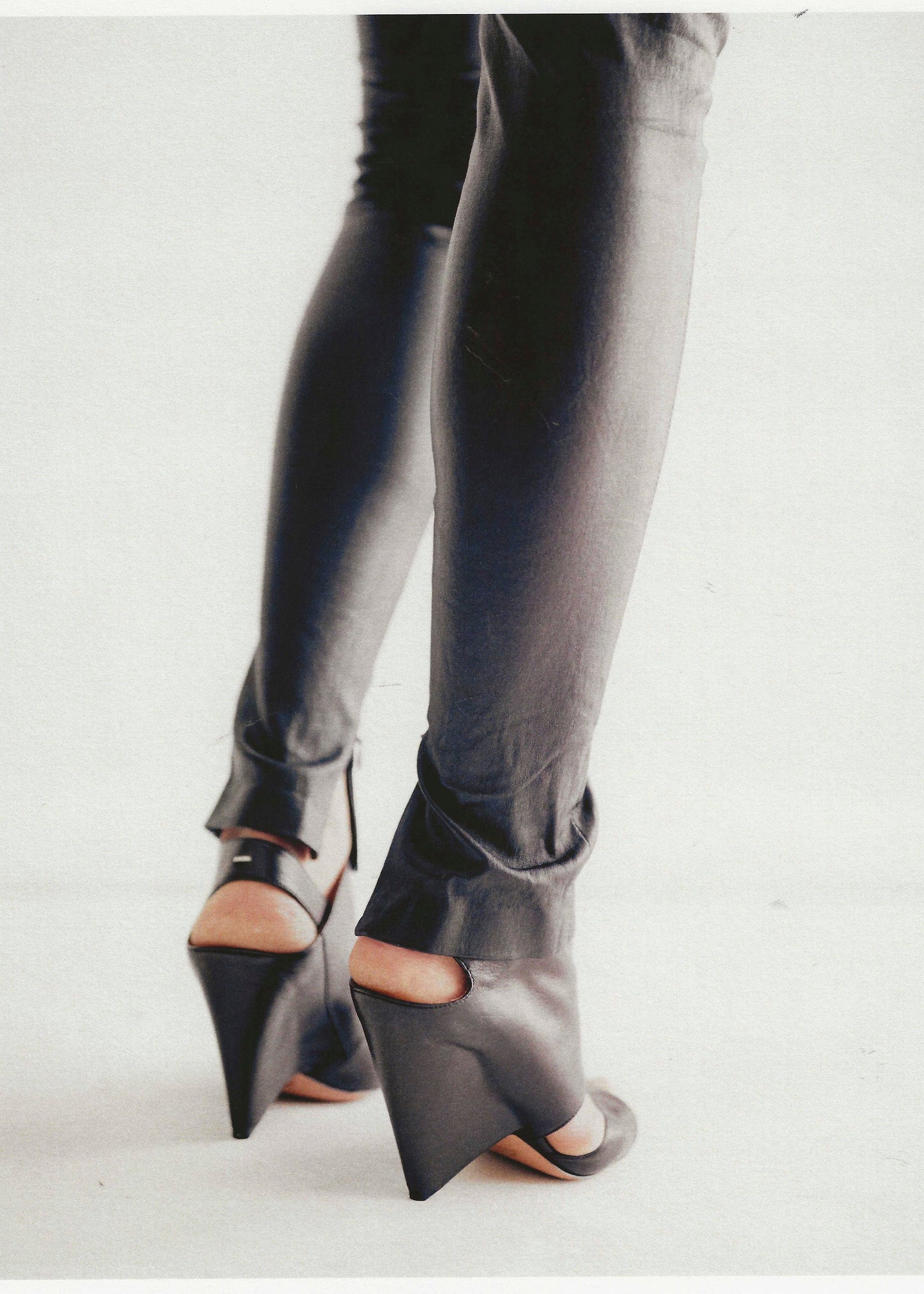 Maison Martin Margiela black wedge sandals